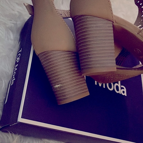 Top Moda Chunky heel ankle strap - Picture 7 of 8